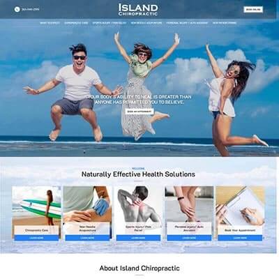 Island Chiropractic - YellowFin Digital
