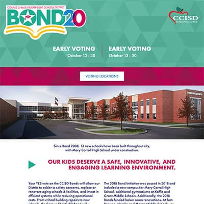 CCISD Bond 2020 - YellowFin Digital