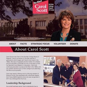 Elect Carol Scott Campaign - YellowFin Digital